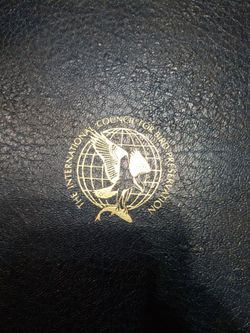 International Council for Bird Preservation Leather Folio