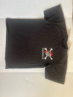 Oceanside CA Skull and Crossbones Black T-Shirt
