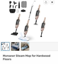 Steam Mop - All-in-one Powerful Handheld Steam Cleaner Detachable Floor Steamer with 11 Accessories, MultiPurpose Steamer for Hardwood Floors, Clothes