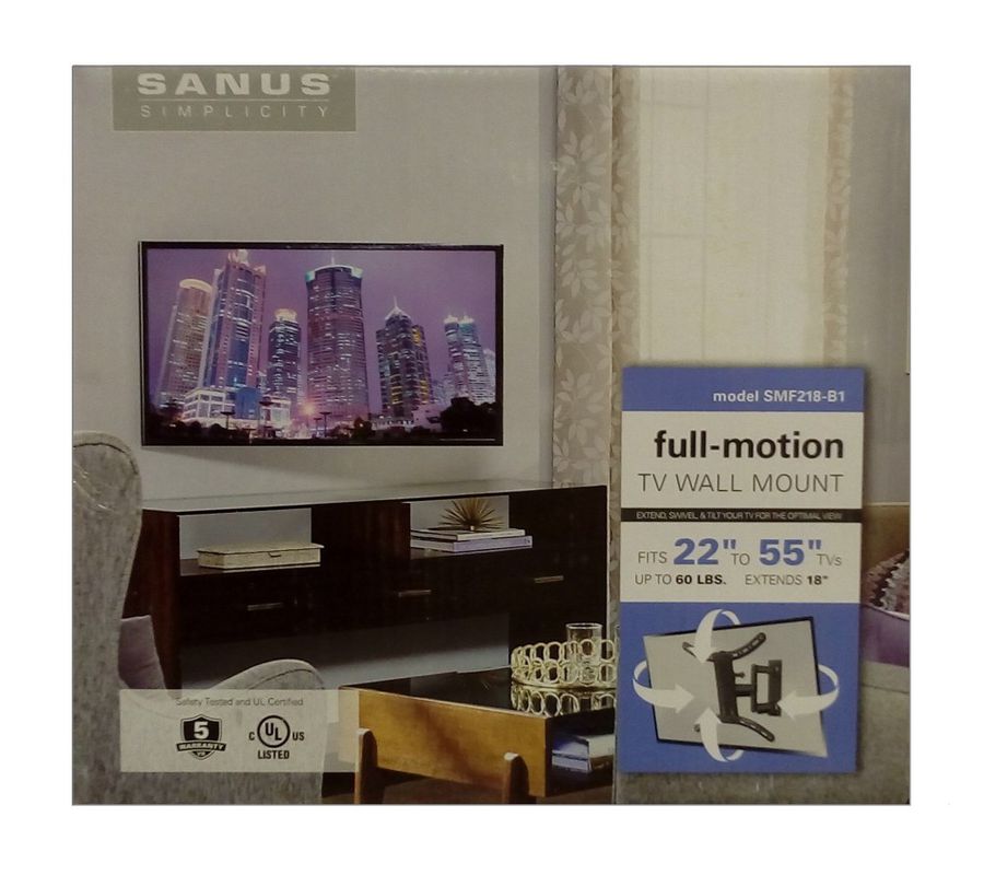 (NEW) Sanus Simplicity TV Wall Mount