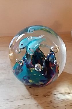 Dolphin paper weight