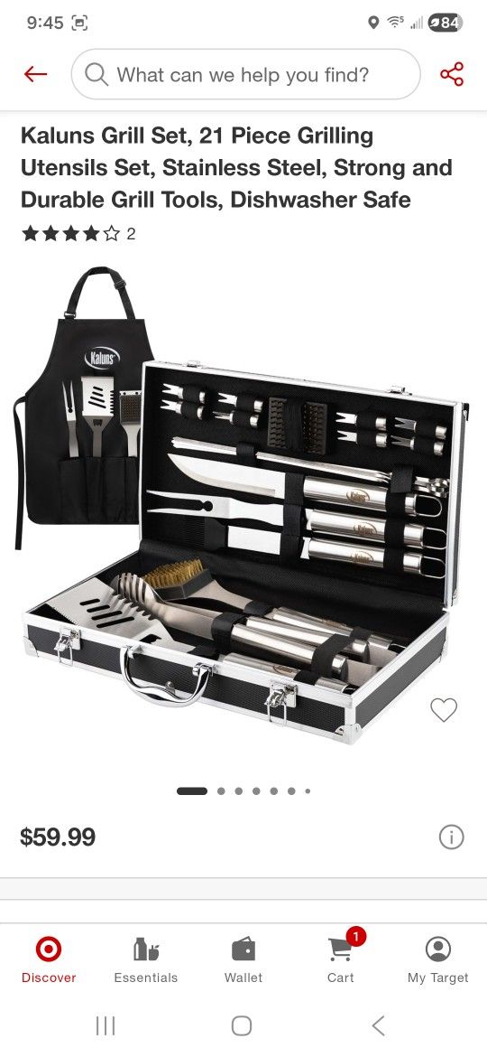 BBQ Grill Set With Case $30 OBO Brand NEW 