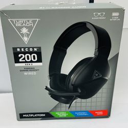 Turtle Beach - Recon 200 Gen 2 Powered Gaming Headset for Xbox One, Xbox Series XIS, PS5, PS4, Nintendo Switch - Black