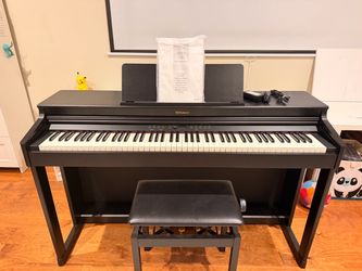 Roland RP701-CB Digital Upright Piano with adjustable bench
