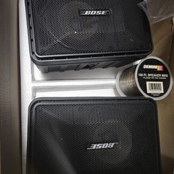 BOSE INDOOR OUTDOOR SPEAKERS! New Speaker Wire Included!REDUCED!!!!!