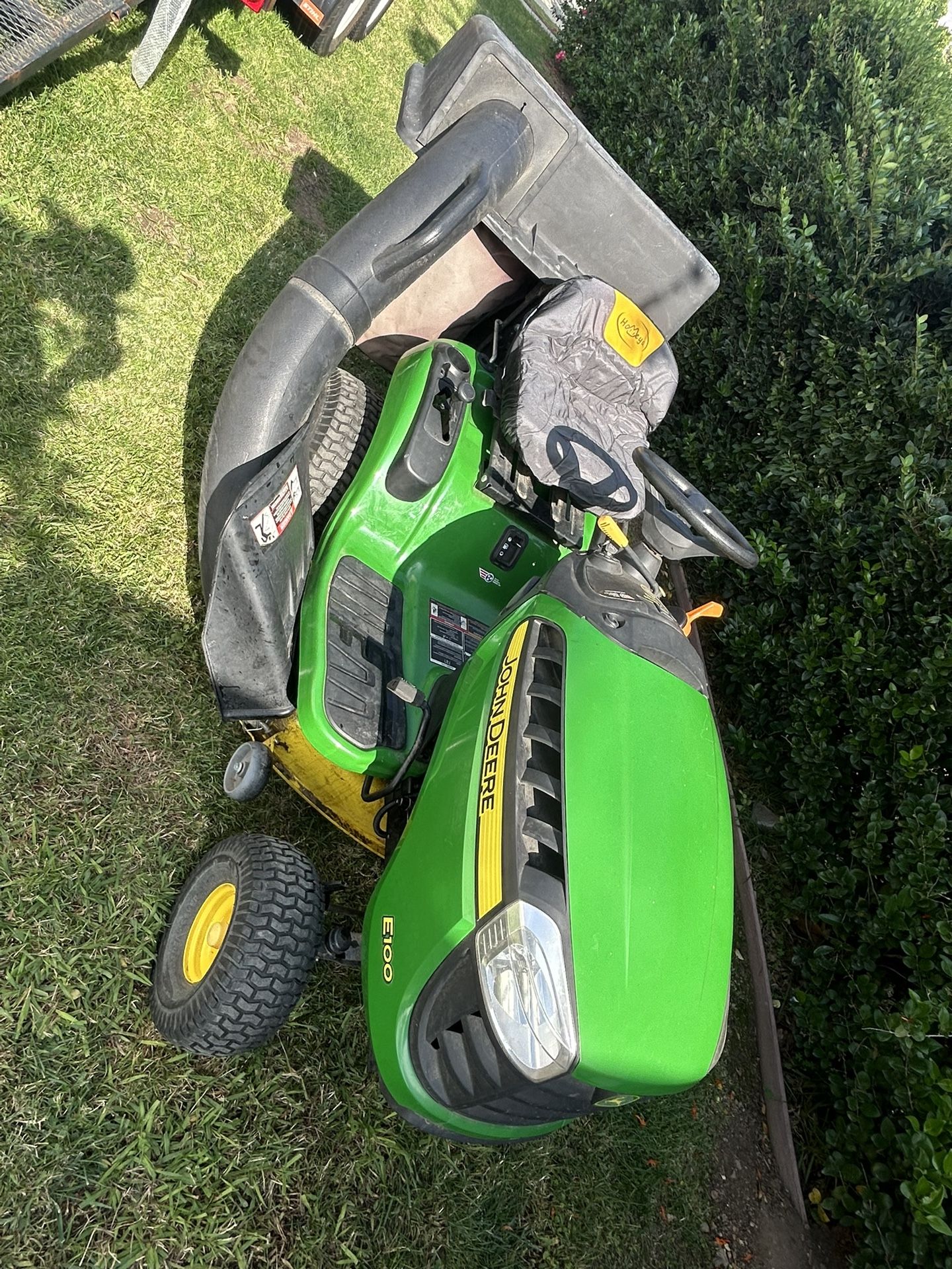 Fully Serviced John Deere Riding Mower With Bag & Warranty