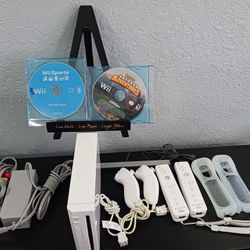 Nintendo Wii Console Bundle (RVL-001) ●All Authentic OEM ●Wii Sports ●GameCube 