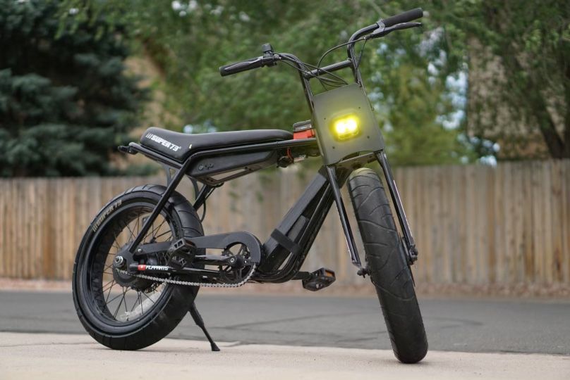 Super 73 Z1 Modified With Baja designs S2 Light 28mph