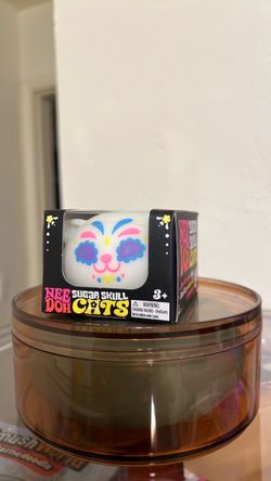 NeeDoh Sugar Skull Cat