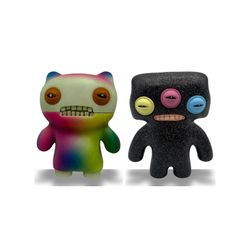 Small Fuggler 2-Pack Bundle 2.5" Mini Figures Hinged Monster and Annoyed Alien