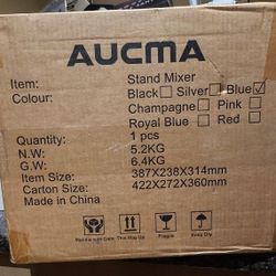 Stand Mixer By Aucma- Blue