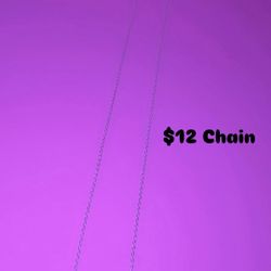 Silver Chain From Mexico $12