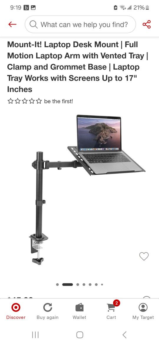 Laptop Desk Mount