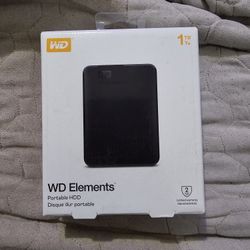 WD Elements  Portable HDD 1 TB