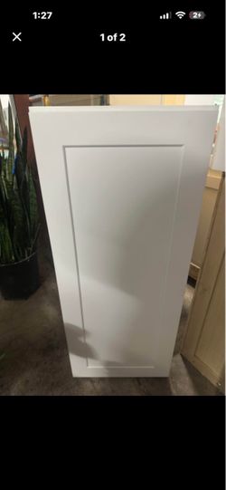 White Shaker Wall Cabinet