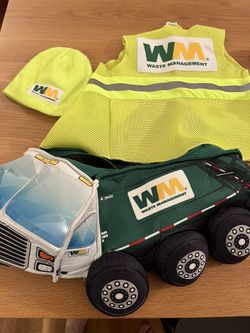 Trash Recycling Garbage Truck Halloween Costume Kids 