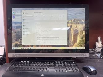 HP All-in-One Computer Pavilion 24-b017c Intel Core i5-6400T 12 GB 1TB HDD 23.8" Touchscreen Windows 11 Home