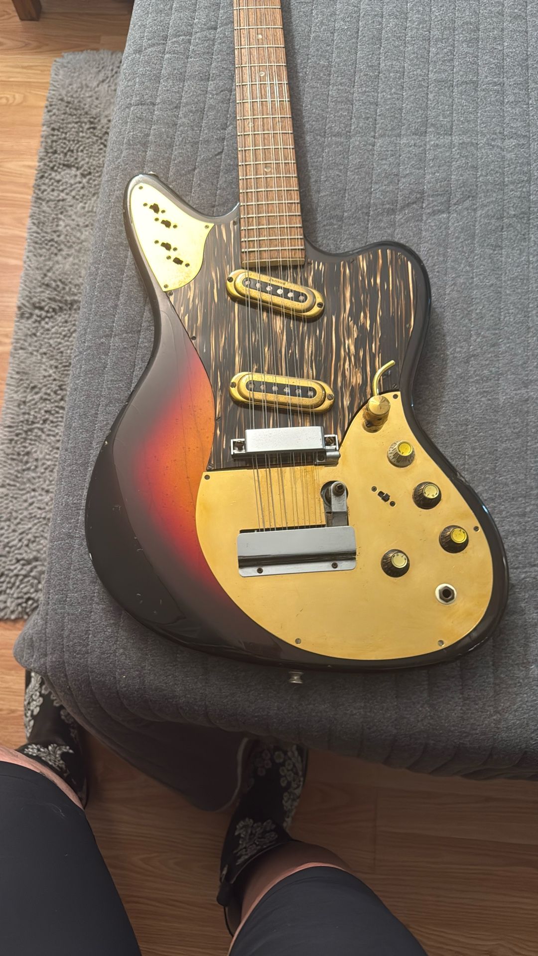 Vintage 1965 Framus STRATO DE LUXE 5/168 2-Pickup Electric Guitar Germany