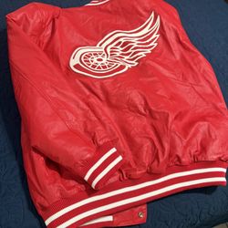 Red Wings Leather Jacket
