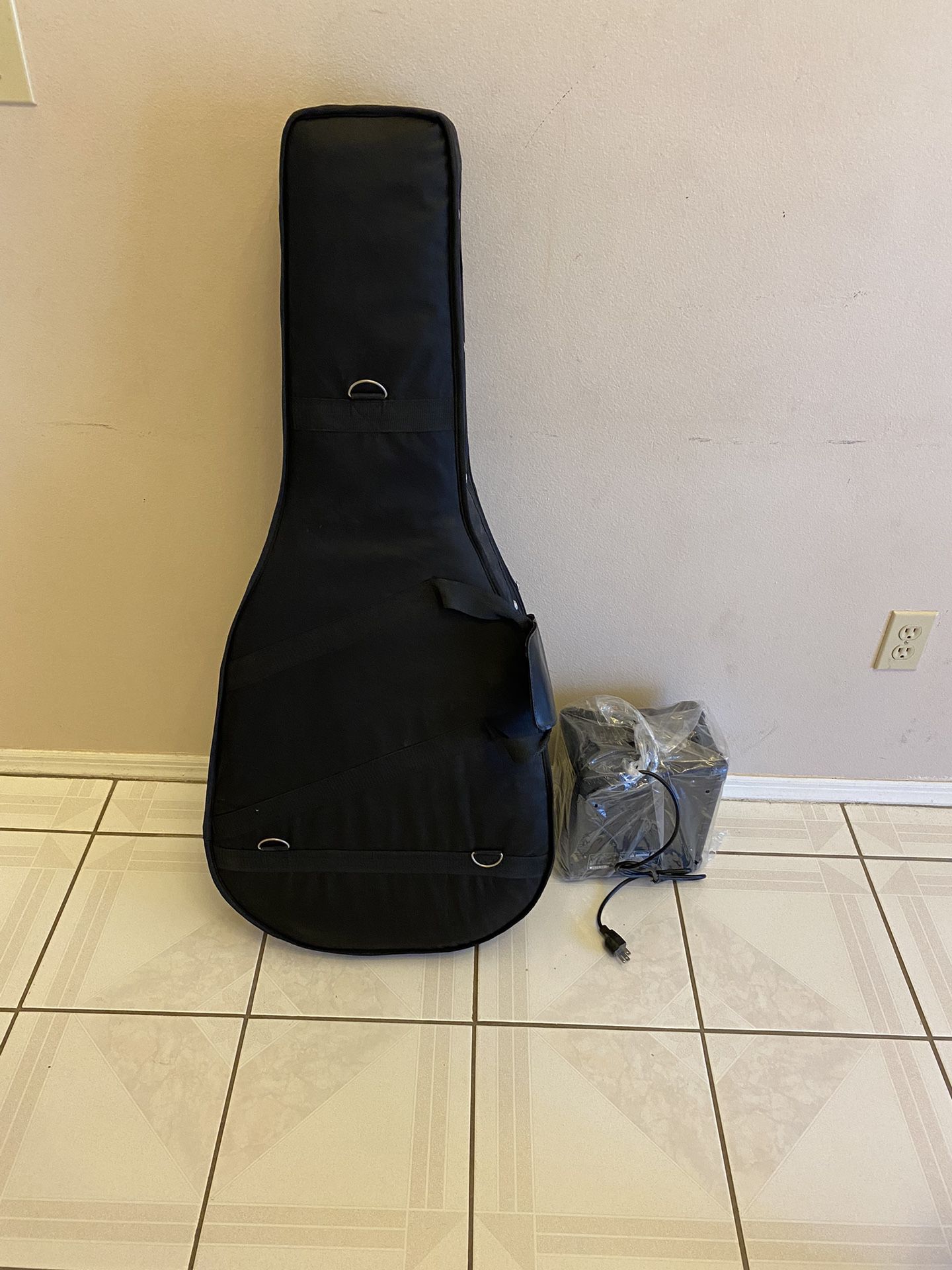 Brand new guitar with amp never used 