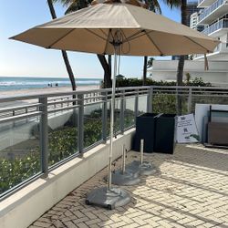 5 Umbrellas With Base