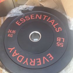 110lb Olympic weight plate set (3 sets + 1 extra 55lb plate)