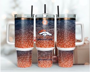 Denver Broncos Football 40oz Tumbler