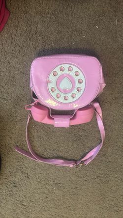 Pink phone bag