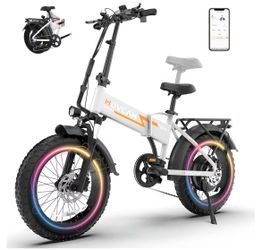 Movcan   Q20   Folding   Electric   Bike 1500w motor peak 52V battery