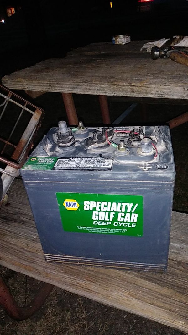 Napa and super start 6volts Golf cart speciality batteries both 1yr old