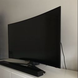 TV And Song Bar And Subwoofer Curve Tv  3