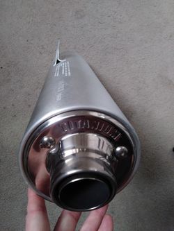 Suzuki exhaust titanium
