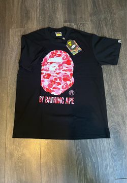 black red and pink bape shirt size: L