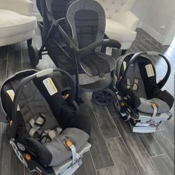 Chico Stroller and One Car Seat 