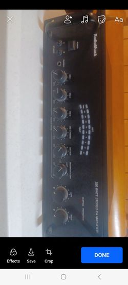 New RadioShack 250 Watt PA Sytem.