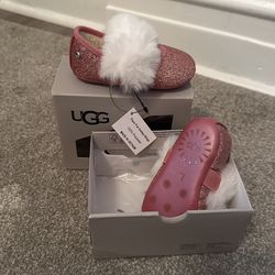 Ugg Fluff Glitter Ballet Flat