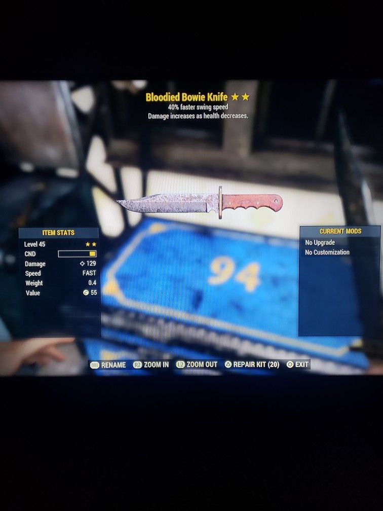 Fallout 76 PS4 Weapons