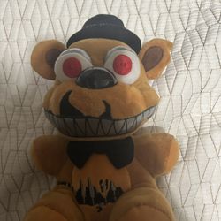 Five Nights At Freddys Plush Has Damage On Nose 