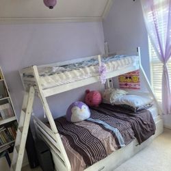 Bunk Bed With Drawers. Mattress And Additinal Drawer Can Be Included