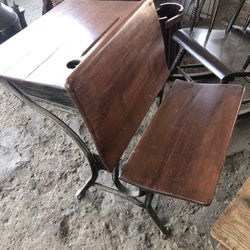Vintage School Desk