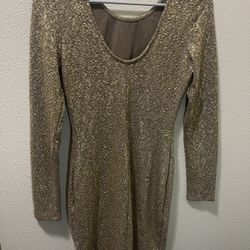 Gold Shiny Dress