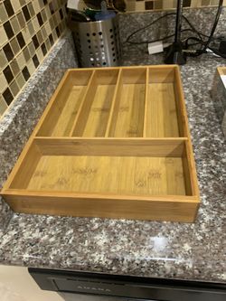 Wooden drawer organizer utensils or anything