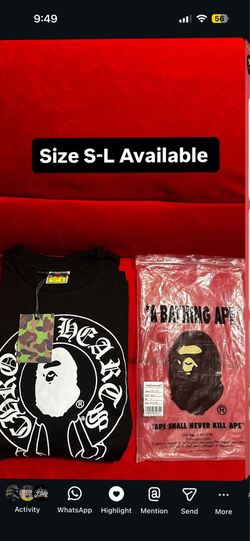 CH Bathing Ape Tee Shirt