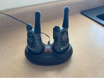 Motorola Talkabout T5600 Two-Way Radios – Pair w/ Charger – $30