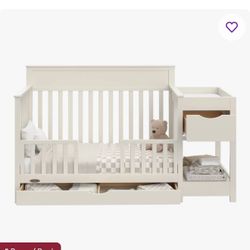 Baby Crib With Changing Table 