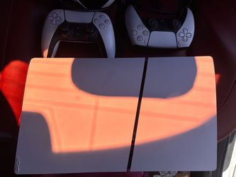 PlayStation 5 Slim Console with Two Controllers