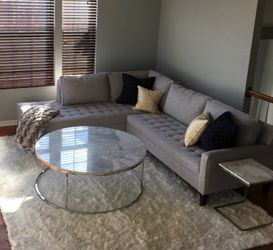 Z Gallerie Vapor L Sectional Sofa