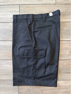 Black Cargo Work Shorts