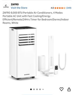 ZAFRO 8,000 BTU PORTABLE AIR CONDITIONER