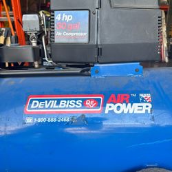 DeVilbiss Compressor 30 Gal 4 Hp